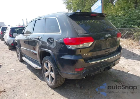 2014 Jeep Grand Cherokee Overland из США, поврежденный, VIN 1C4RJFCT9EC209899